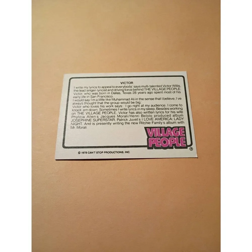 Cant Stop Productions vintage 1979